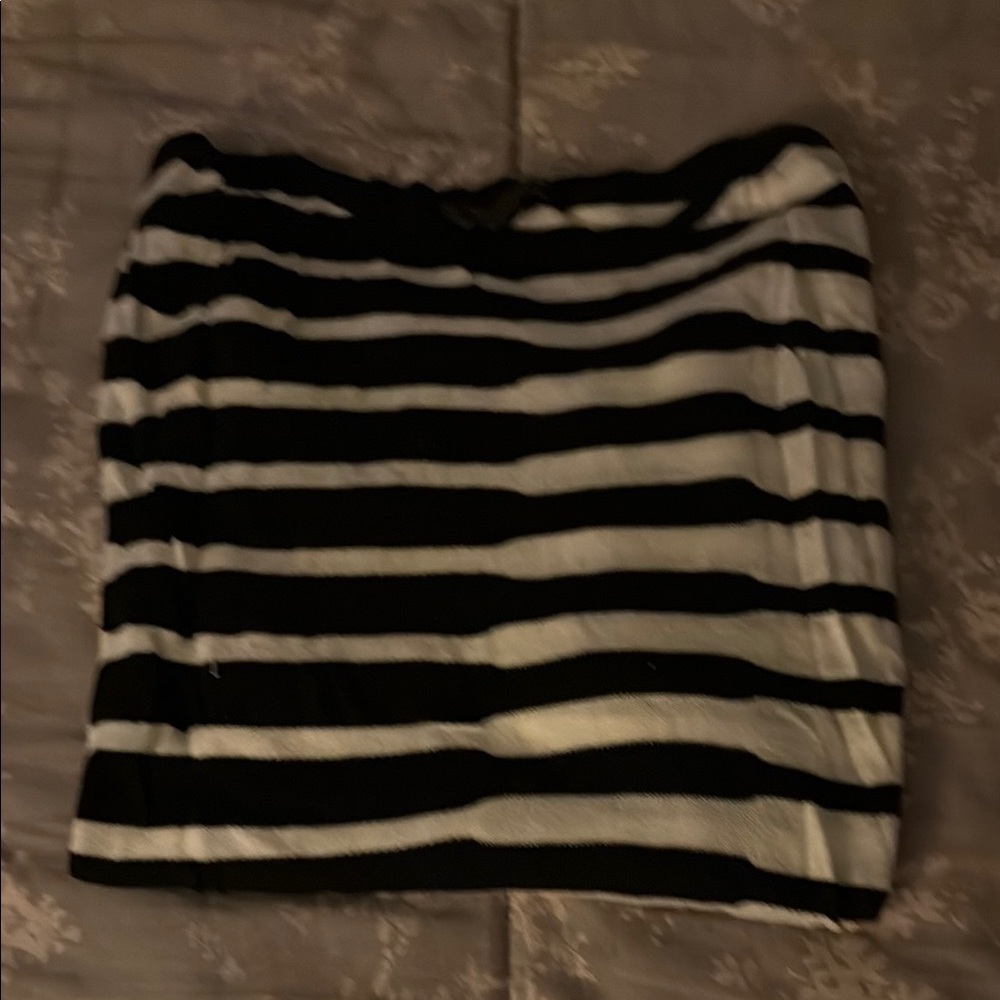 BCBG Lightweight  Striped Sweater